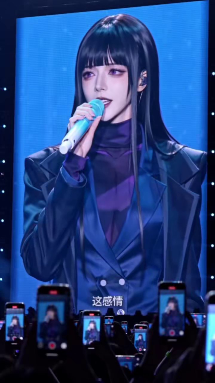 AI 歌手视频画面