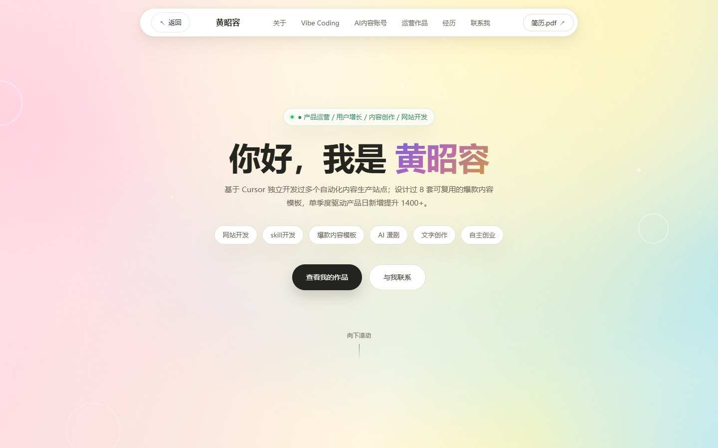 网站预览